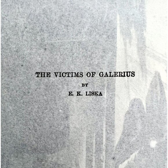 Victims Of Galerius Roman Emperor Photo Gravure Victorian 1894 Art Liska DWS11 - Picture 3 of 3